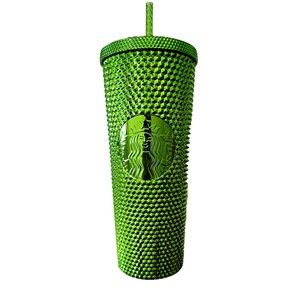Green Studded Starbucks Tumbler